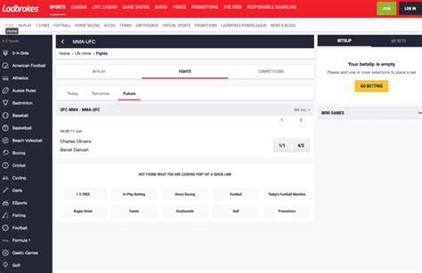 ladbrokes ufc betting|Latest UFC Odds And Betting Lines for July 04, 2024 .